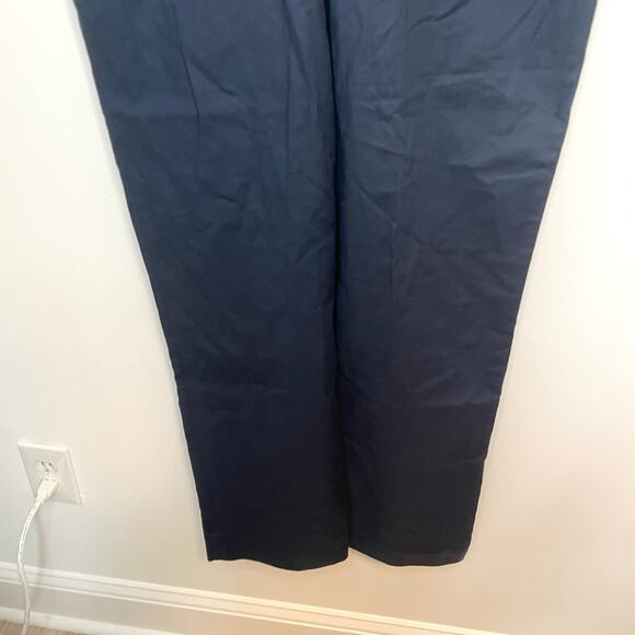 Everlane The Structured Cotton Jumpsuit In Navy Blue Size 6 New - Picture 10 of 13